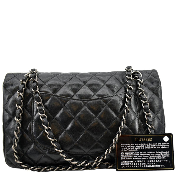 Chanel Reissue Flap Leather Shoulder Bag in Black - Backside