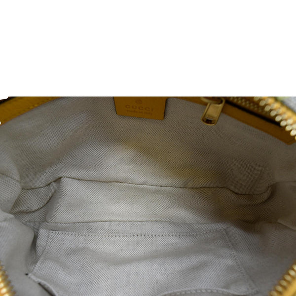 GUCCI Ophidia Flora GG Supreme Canvas Belt Messenger Bag Beige 574796