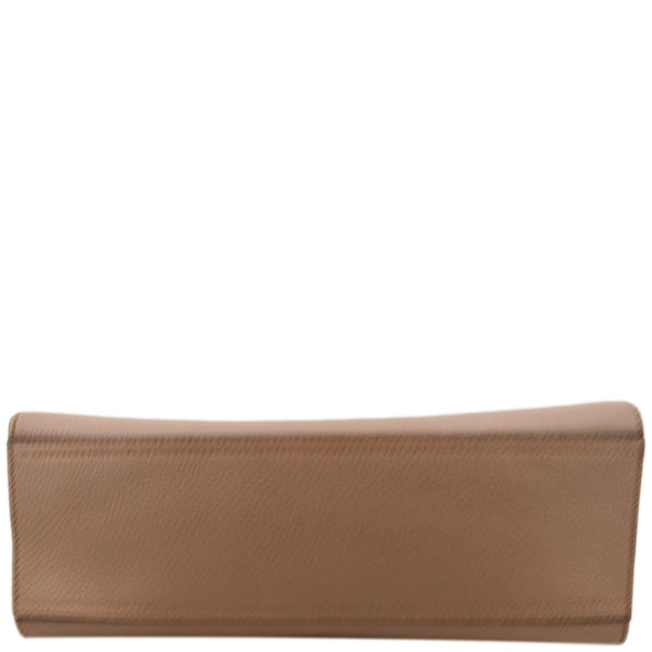 GUCCI GG Marmont Leather Top Handle Shoulder Bag Beige 421890