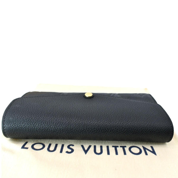 LOUIS VUITTON Sarah Monogram Empreinte Leather Wallet Black