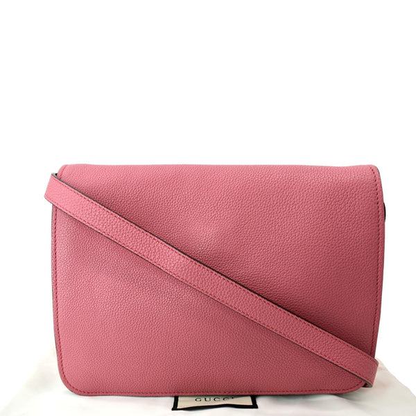 GUCCI Jackie Leather Shoulder Bag Pink 362971
