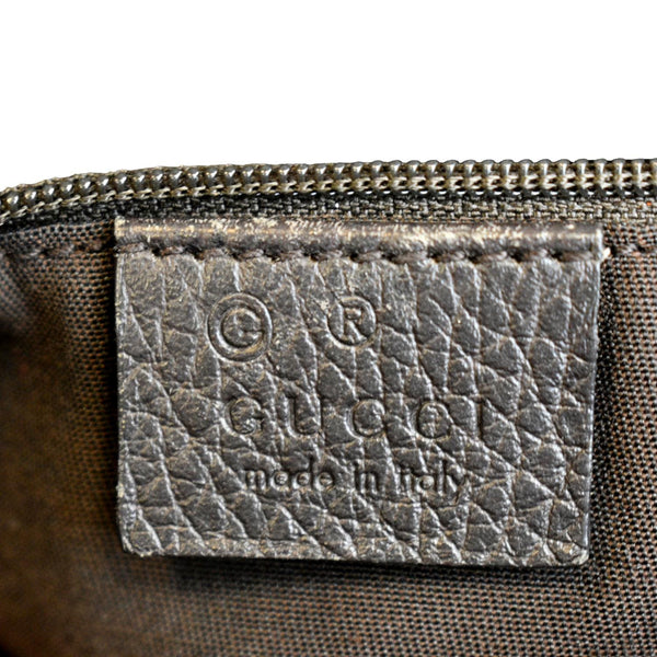 GUCCI Top Handle GG Canvas Tote Crossbody Bag Brown 341503