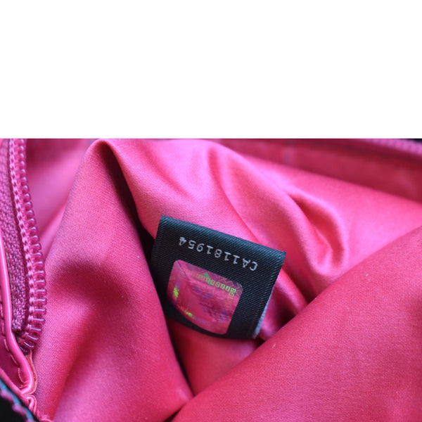 Fendi Zucchino Print Canvas Shopping Tote Bag Black - Tag