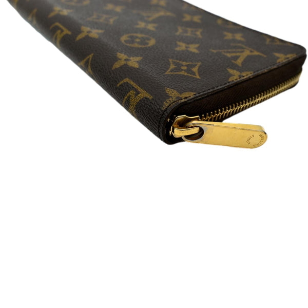 LOUIS VUITTON Zippy Organizer Monogram Canvas Wallet Brown