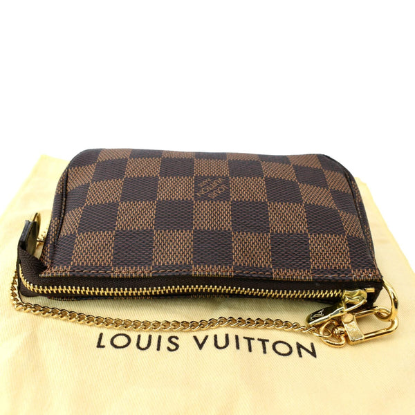 Louis Vuitton Mini Pochette Damier Ebene Accessories Pouch