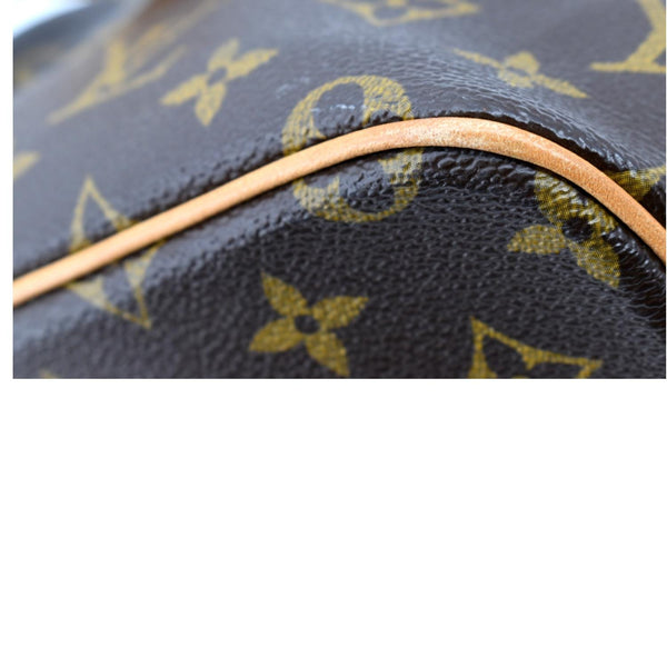 LOUIS VUITTON Palermo PM Monogram Canvas Shoulder Bag Brown