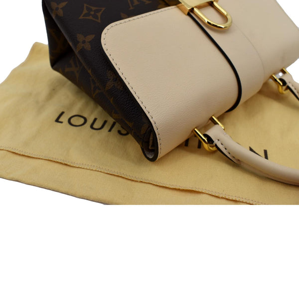 LOUIS VUITTON Locky BB Monogram Canvas Satchel Bag Neutral