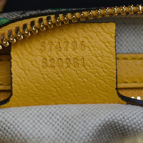 GUCCI Ophidia Flora GG Supreme Canvas Belt Messenger Bag Beige 574796