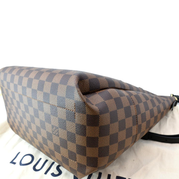 LOUIS VUITTON Belmont NM Damier Ebene Shoulder Bag Brown