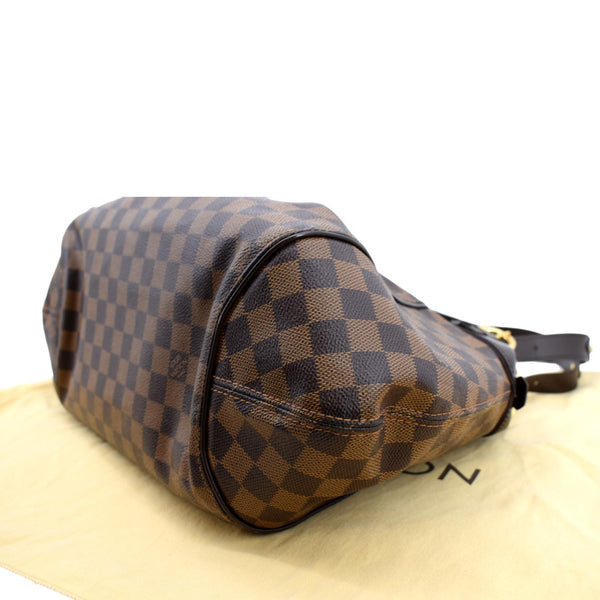 LOUIS VUITTON Sistina GM Damier Ebene Shoulder Bag Brown
