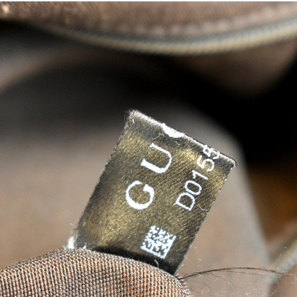 GUCCI Top Handle GG Canvas Tote Crossbody Bag Brown 341503