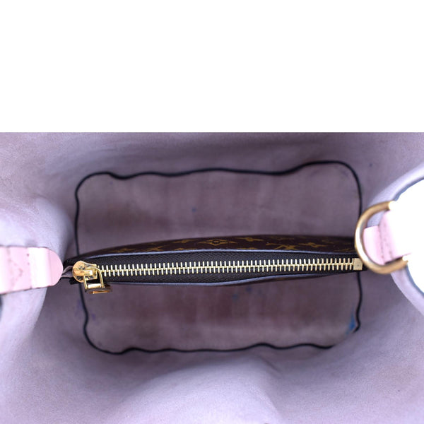LOUIS VUITTON Neonoe MM Monogram Canvas Shoulder Bag Pink