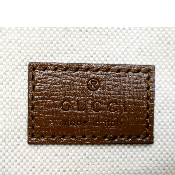 GUCCI Interlocking G Supreme Canvas Belt Bag Beige 682933