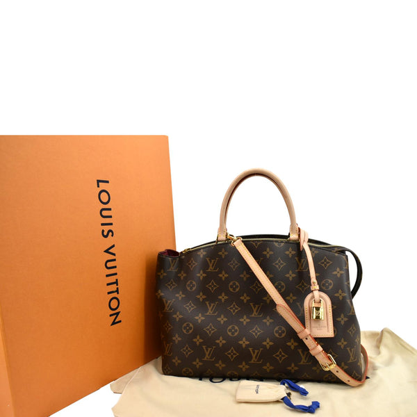 LOUIS VUITTON Grand Palais Monogram Canvas Shoulder Bag Brown
