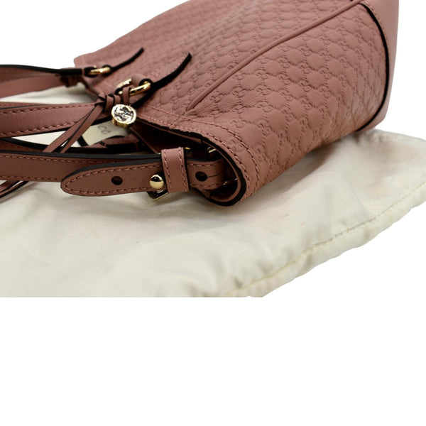 Gucci Small Bree GG Leather Crossbody Bag Light Pink - Left