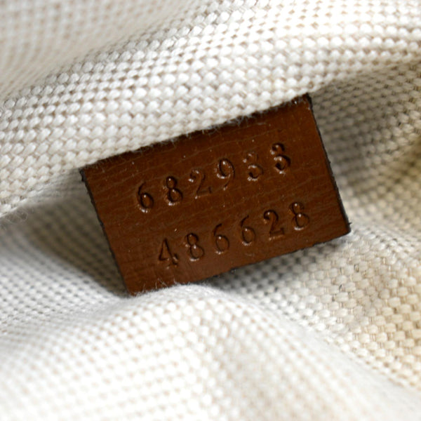 GUCCI Interlocking G Supreme Canvas Belt Bag Beige 682933