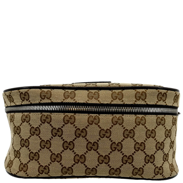 GUCCI Waist Pouch GG Canvas Belt Bag Beige 630915