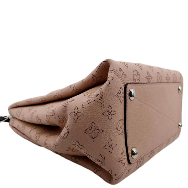LOUIS VUITTON Babylone Mahina Calfskin Leather Satchel Bag Pink