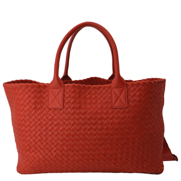 Bottega VENETA Medium Cabat Intreccio Leather Tote Bag-DDH
