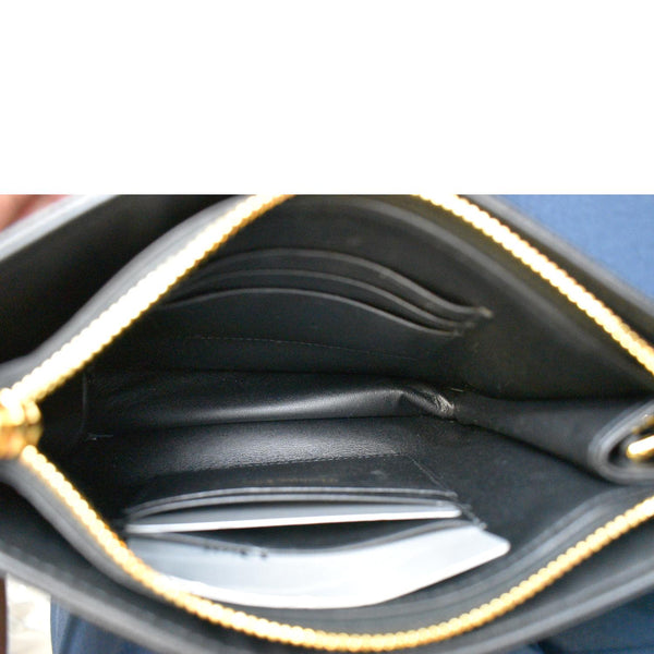 Christian Dior Caro Cannage Calfskin Zipped Pouch-DDH