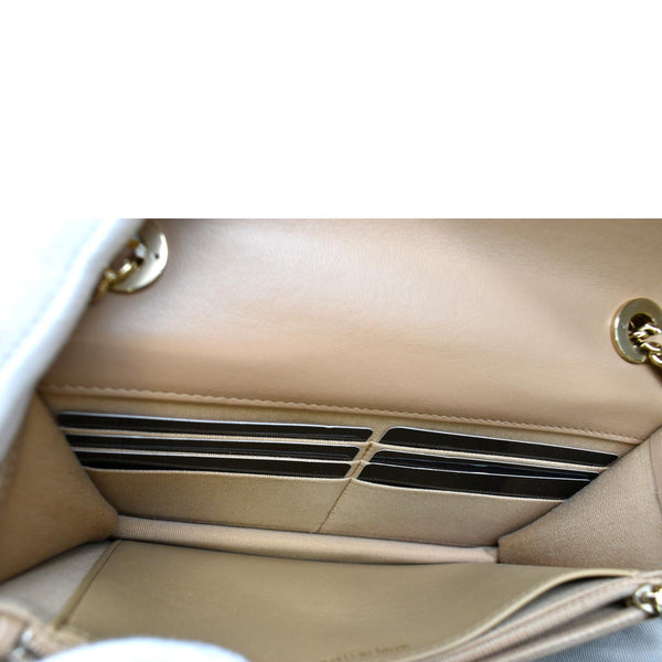 CHANEL Trendy CC Lambskin Leather Wallet On Chain Crossbody Bag Brown