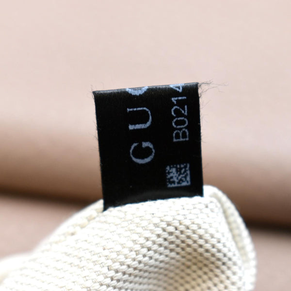 GUCCI GG Marmont Leather Top Handle Shoulder Bag Beige 421890