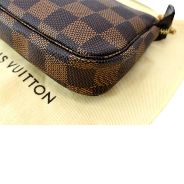 Louis Vuitton Mini Pochette Damier Ebene Accessories Pouch