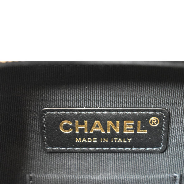 CHANEL Sac Vanity Caviar Leather Shoulder Bag Black - Hot Deals