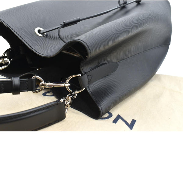 Louis Vuitton NeoNoe Epi Leather Shoulder Bag in Black-Left