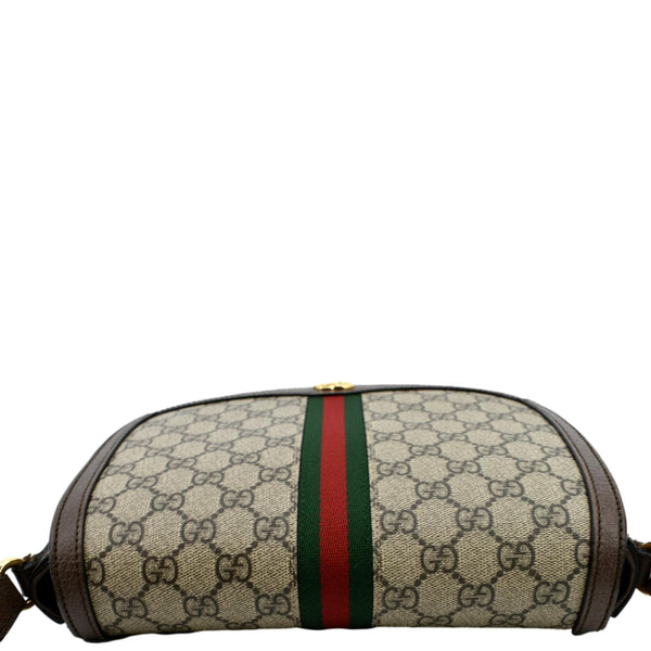 GUCCI Ophidia GG Supreme Canvas Crossbody Bag Beige 601044