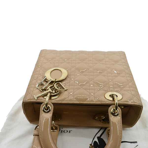 Christian Dior Medium Lady Dior Cannage Leather Bag - Top