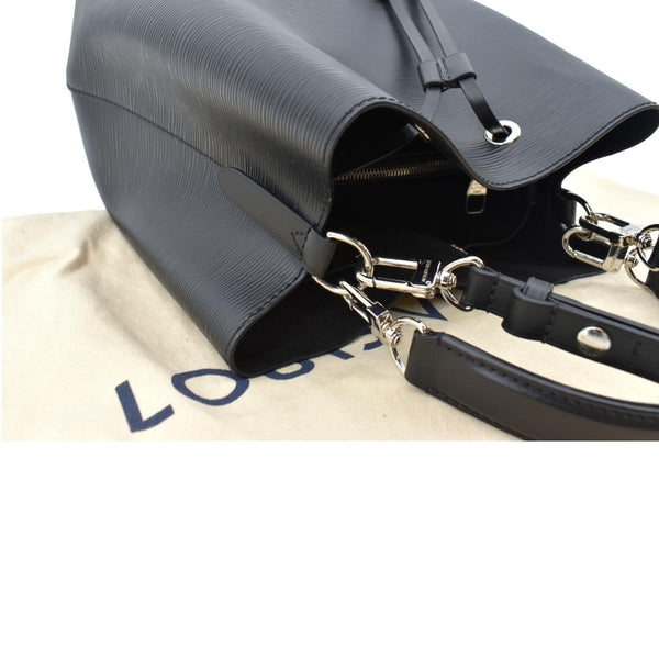 Louis Vuitton NeoNoe Epi Leather Shoulder Bag in Black-Right