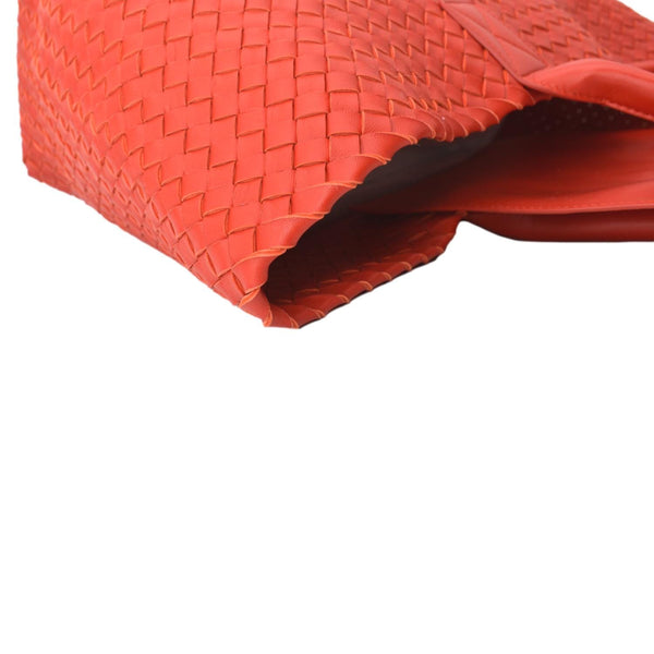 Bottega VENETA Medium Cabat Intreccio Leather Tote Bag-DDH