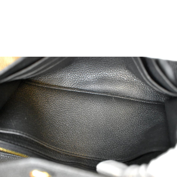 LOUIS VUITTON Sarah Monogram Empreinte Leather Wallet Black