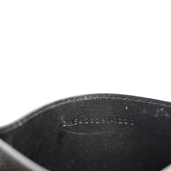 Yves Saint Laurent Monogram Grain Leather Card Case - Serial Number