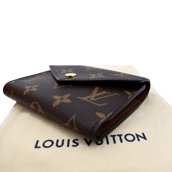 LOUIS VUITTON Victorine Monogram Canvas Wallet Brown