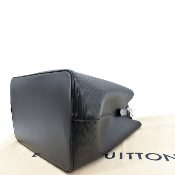 Louis Vuitton NeoNoe Epi Leather Shoulder Bag in Black-Bottom Right