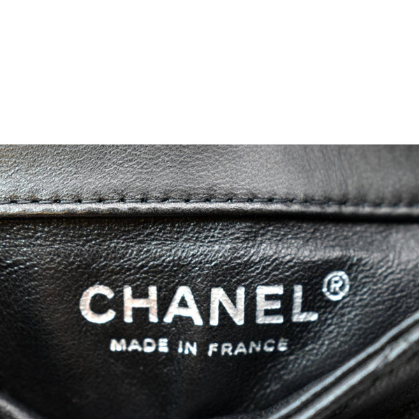 CHANEL Mineral Nights Flap Quilted Leather Shoulder Bag Black