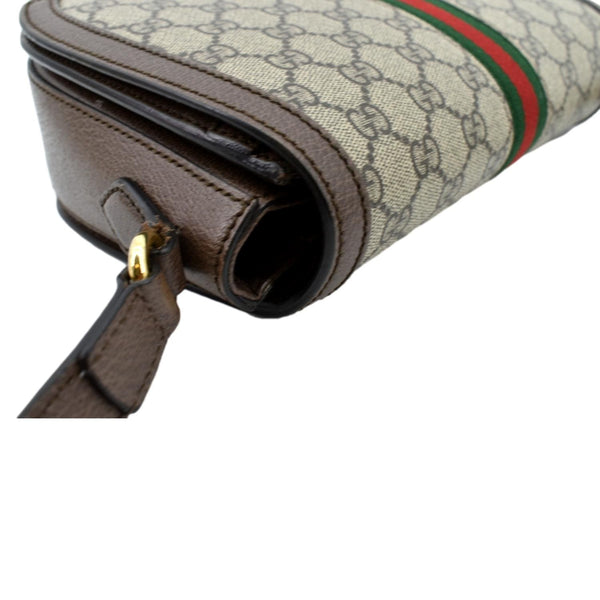 GUCCI Ophidia GG Supreme Canvas Crossbody Bag Beige 601044