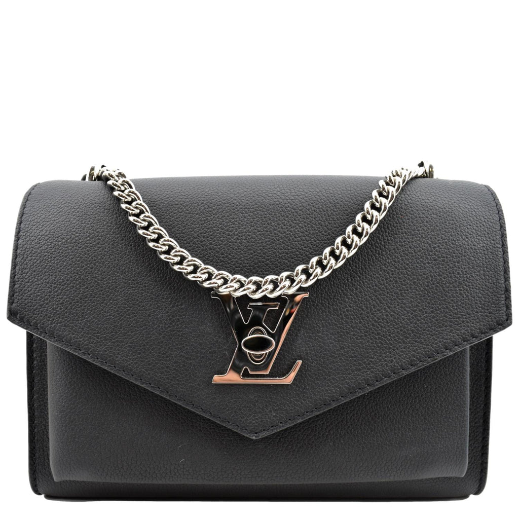 Louis Vuitton Mylockme Chain Pochette - Black Shoulder Bags, Handbags -  LOU767683