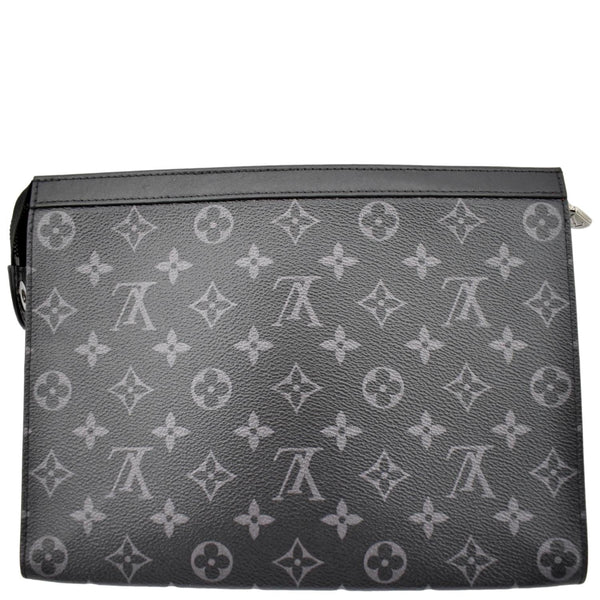 LOUIS VUITTON Voyage MM Monogram Eclipse Pochette Bag Black