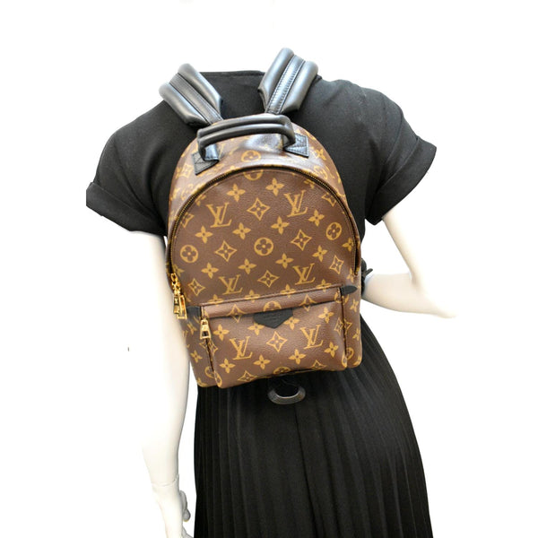 LOUIS VUITTON Palm Springs PM Monogram Canvas Backpack Brown