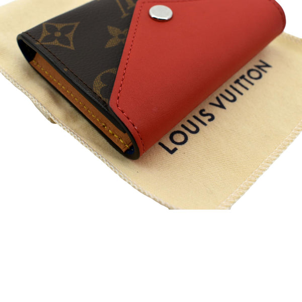 Louis Vuitton Zoe Monogram Leather Wallet Cerise - Right Side