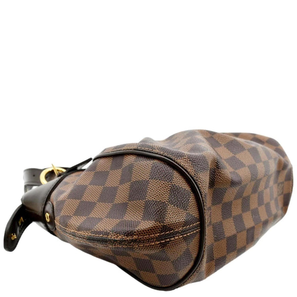 LOUIS VUITTON Women Sistina PM Damier Ebene Shoulder Bag Brown