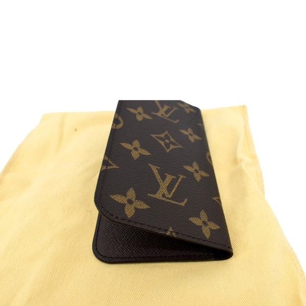 Louis Vuitton iPhone Monogram Canvas Phone Case Brown - Top