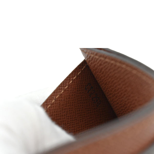 LOUIS VUITTON Card Holder Monogram Canvas Brown