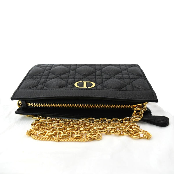 Christian Dior Caro Cannage Calfskin Zipped Pouch-DDH