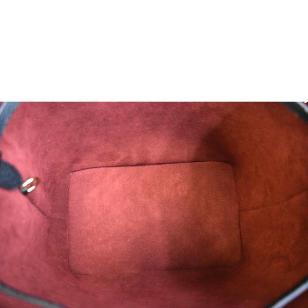 LOUIS VUITTON NeoNoe MM Bicolor Monogram Empreinte Shoulder Bag Black