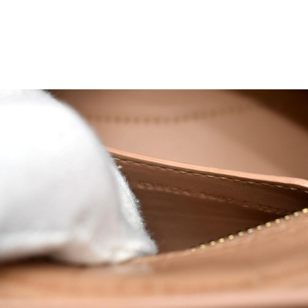 BALENCIAGA Neo Classic City Mini Croc Top Handle Shoulder Bag Brown