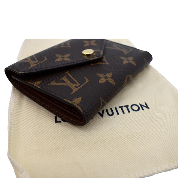 LOUIS VUITTON Victorine Monogram Canvas Wallet Brown